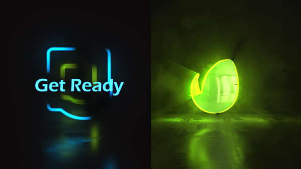 Glow Stroke Logo Reveal