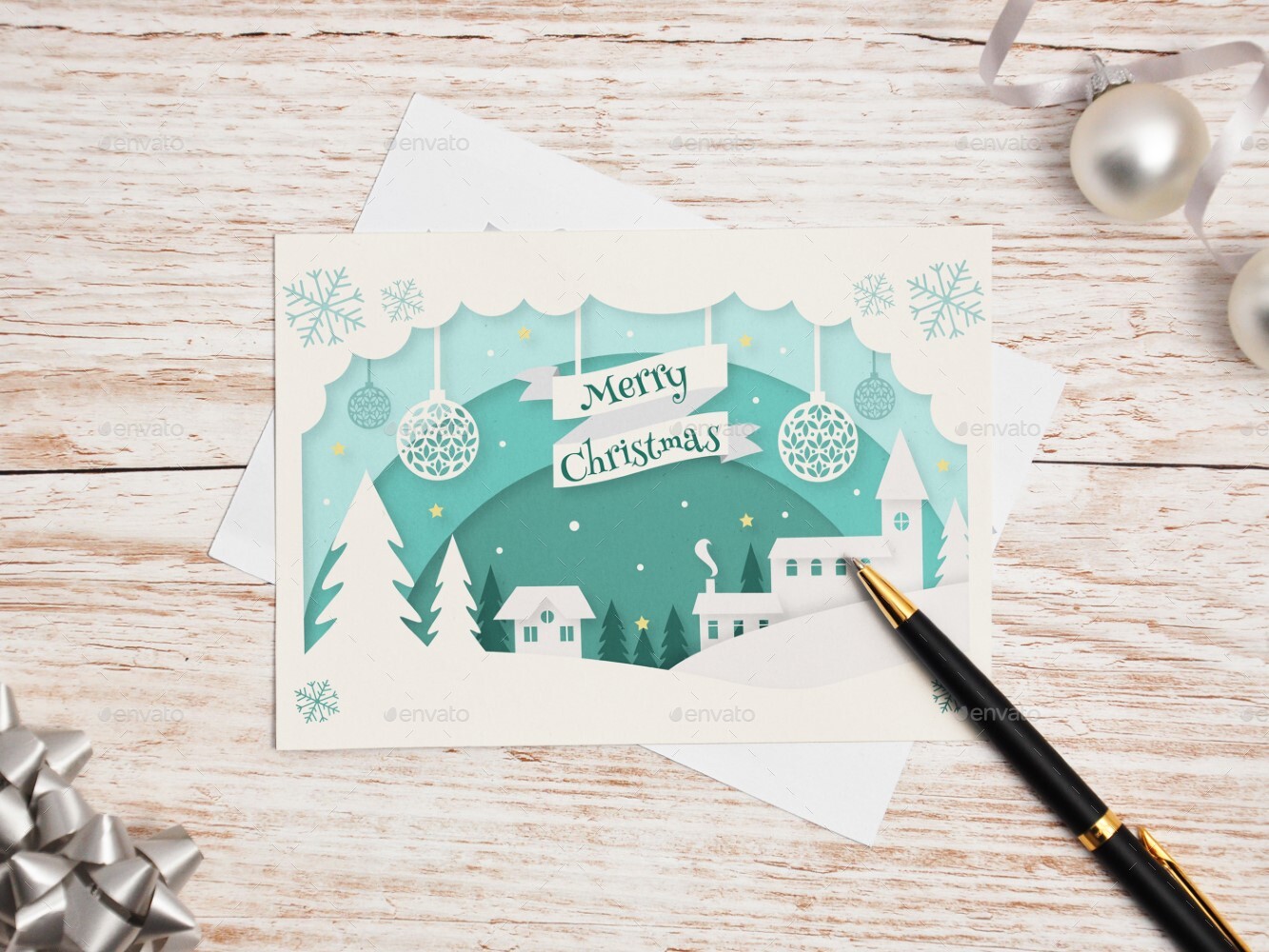 Download Christmas Card 2 Mock-up by Branda_Keeps | GraphicRiver