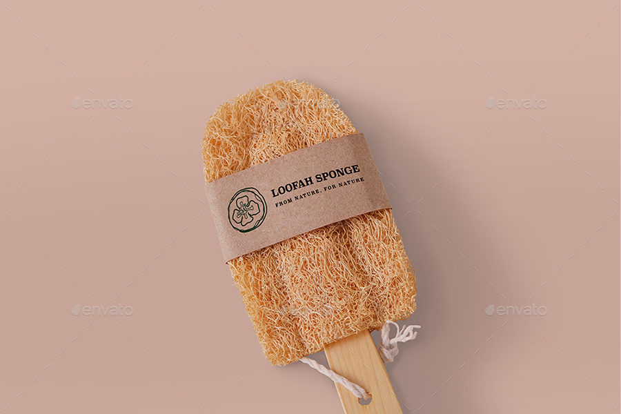 Loofah Sponge PSD Mockup, Graphics | GraphicRiver