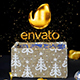 Christmas Magic Gift Box with Golden Text Inside - VideoHive Item for Sale