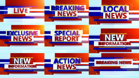 Broadcast News Segment Transition Pack