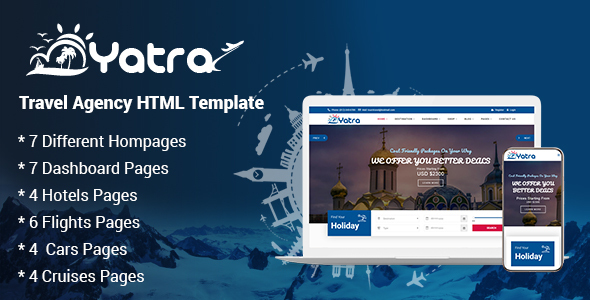 Yatra - Travel - ThemeForest 24071046