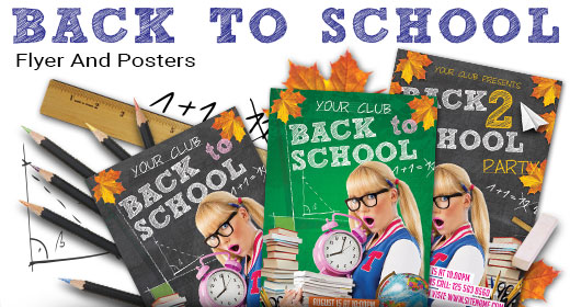 Back School Party Flyer