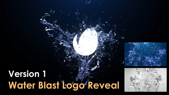 Water Blast Logo Reveal V1