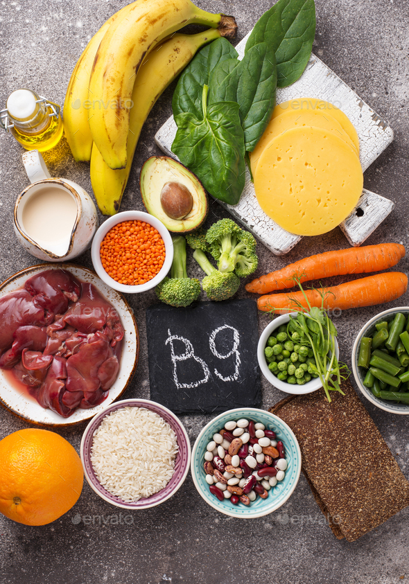 Natural sources of vitamin B9