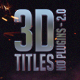 3D Titles - No Plugins 2.0 - VideoHive Item for Sale
