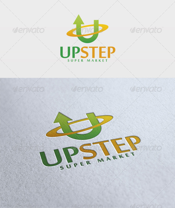 Up Step Logo - Letters Logo Templates