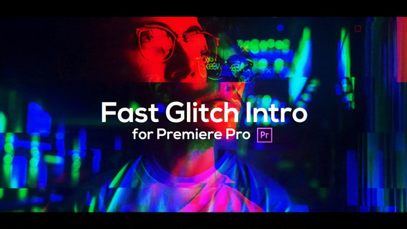 Fast Glitch Intro for Premiere Pro