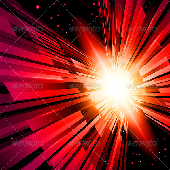 Red Radiance - Decorative Vectors