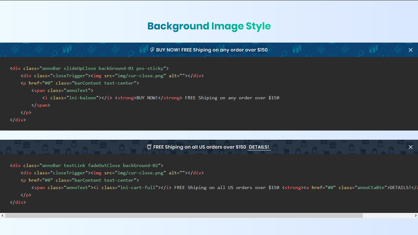 AnnoBar - CSS Announcement Bar Plugin by ixTheme | CodeCanyon