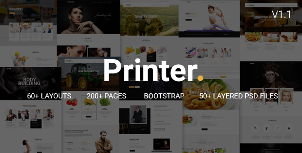 Printer - Responsive - ThemeForest 17365545