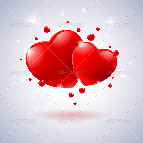 Red Hearts - Valentines Seasons/Holidays