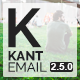 Kant - Responsive Email for Startups: 50+ Sections + MailChimp + Mailster + Shopify Notifications