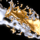 Gold Silver Fluid Collision 3 Gold Silver Fluid Collision 3 - VideoHive Item for Sale