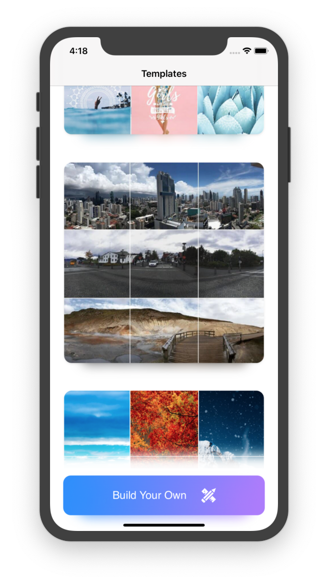 apps for instagram grid layout