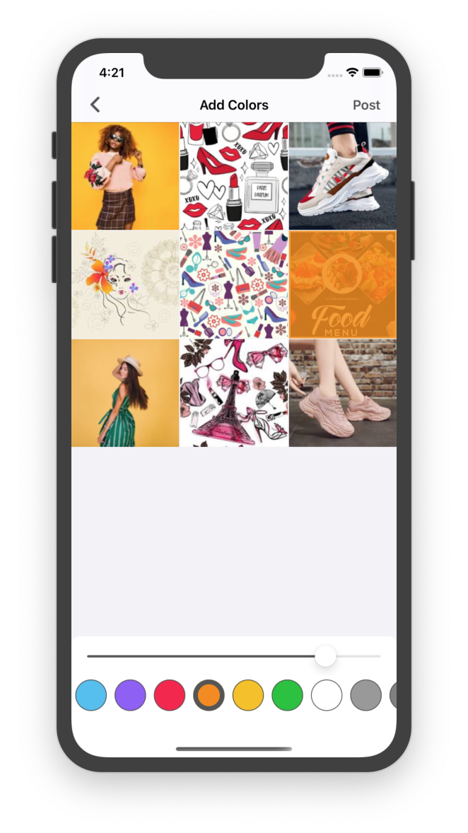 grid layout app for instagram