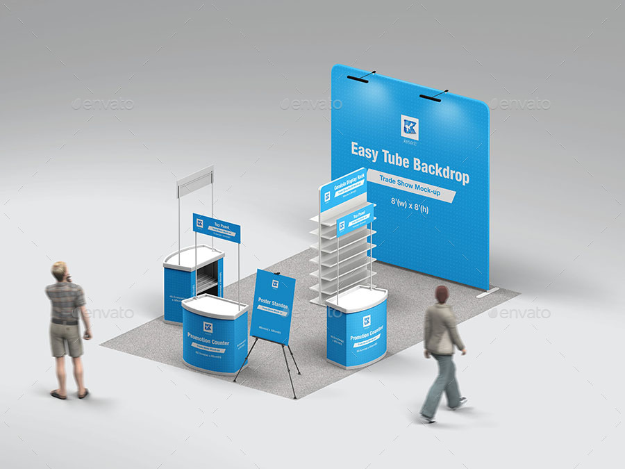 Trade Show Booth Mock-up v4 by kenoric | GraphicRiver