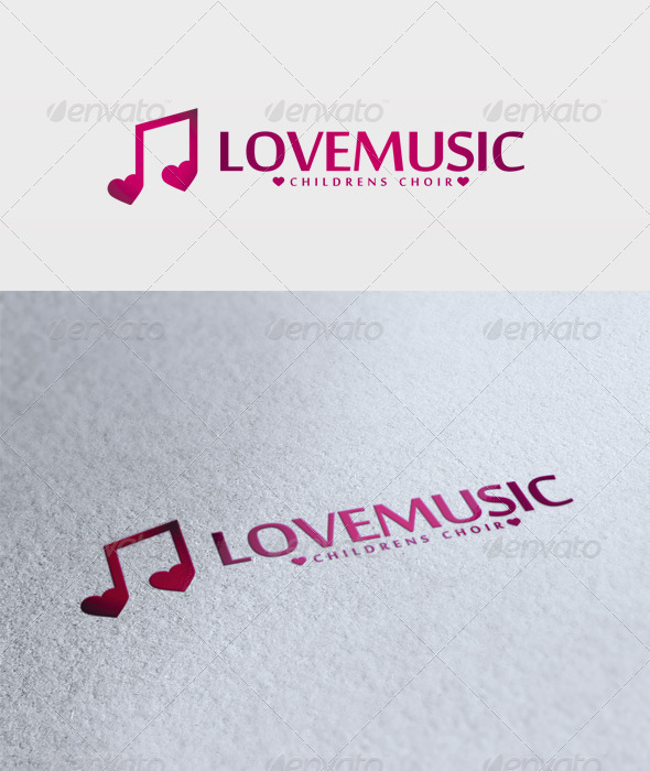 Love Music Logo - Symbols Logo Templates