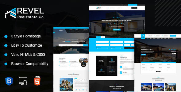 Revel - Real Estate HTML Template by ary-themes