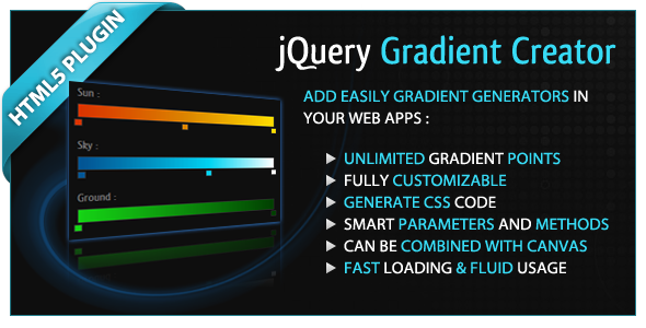 jQuery Gradient Creator - CodeCanyon 2054676
