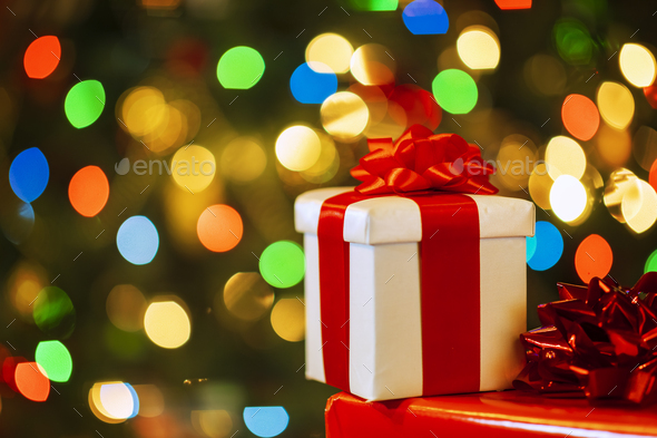 Christmas gifts - Stock Photo - Images