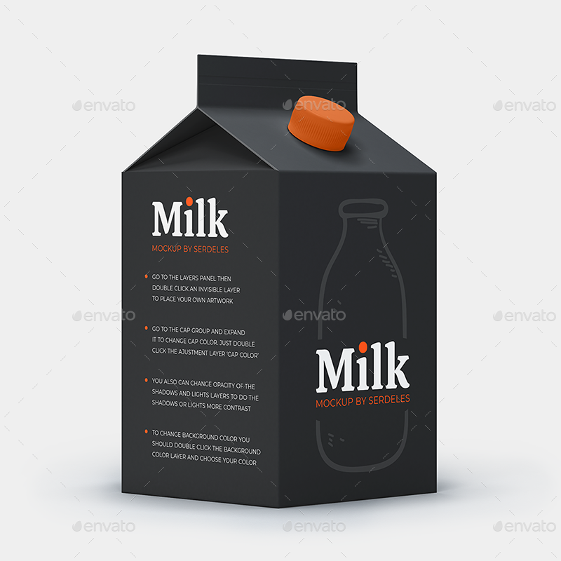Milk Pack Mockup by serdeles | GraphicRiver