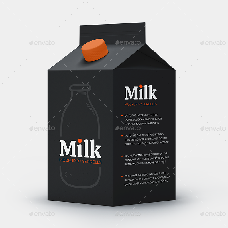 Download Milk Pack Mockup By Serdeles Graphicriver