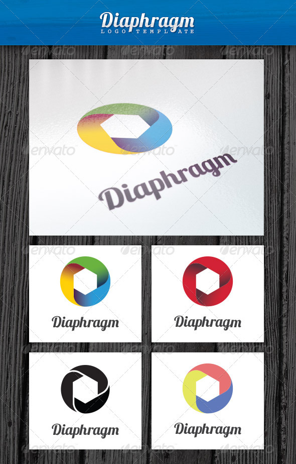 Diaphragm Logo Template