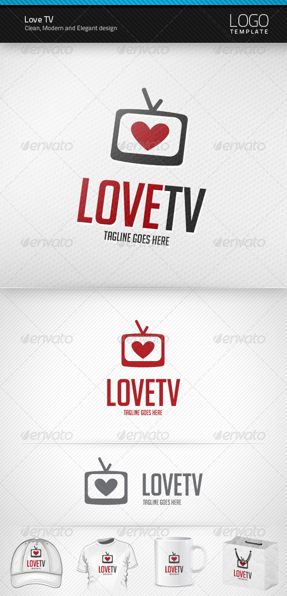 Love TV Logo - Symbols Logo Templates