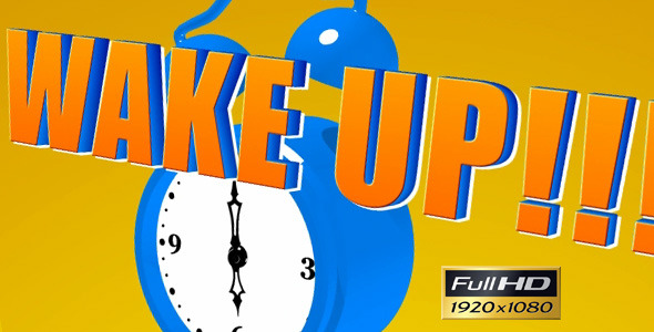 Cartoon Alarm Clock - VideoHive 2393406