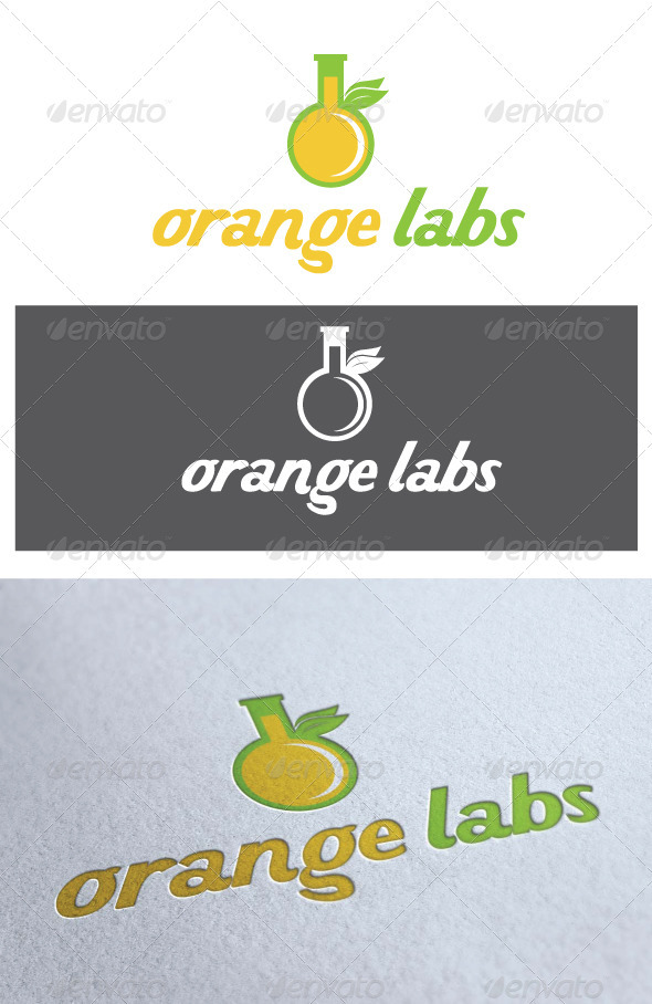 Logo Orange Labs - Food Logo Templates