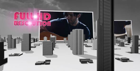 3d City Top - VideoHive 2393449