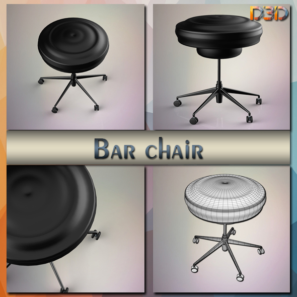 Bar chair - 3Docean 25180624