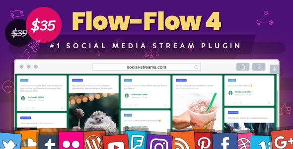 Facebook Instagram Twitter Feed — WordPress Social Stream & Grid Gallery Plugin