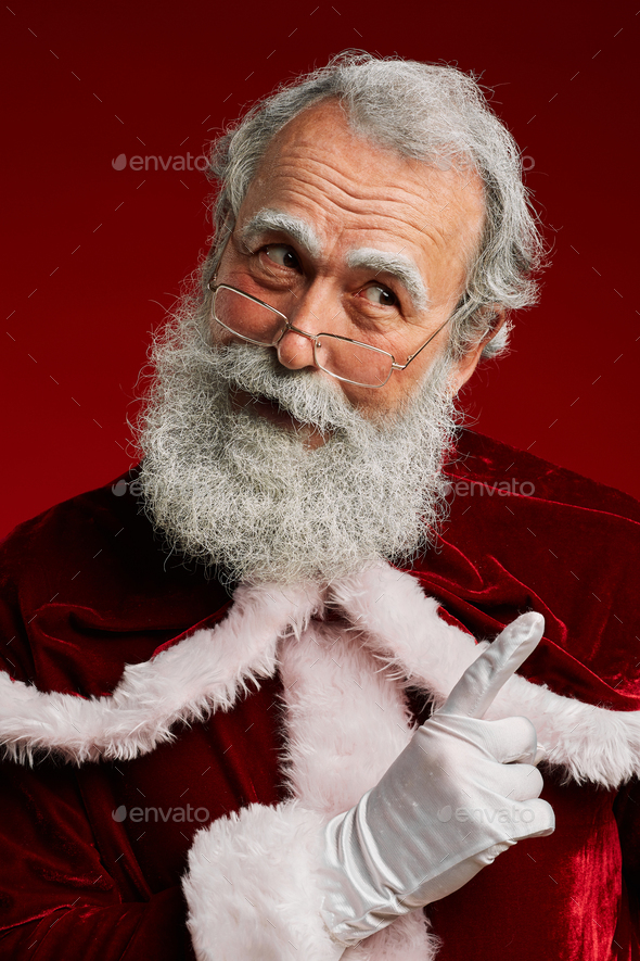 Santa Claus Shaking Finger