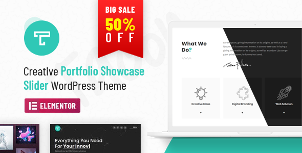 Tacon – A Showcase Portfolio WordPress Theme