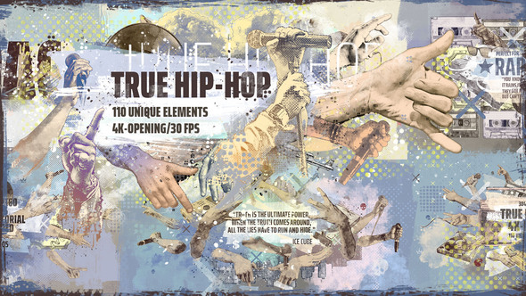 True Hip-Hop 4K - VideoHive 25186242
