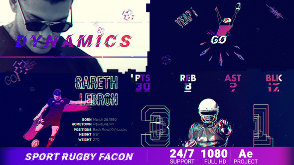 Sport Rugby Facon - VideoHive 24660094