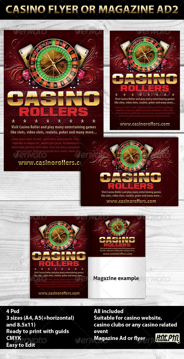 Casino Magazine Ads or Flyers 2 - Sports Events