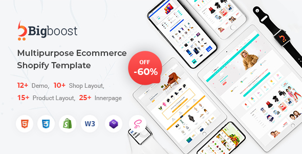 Fabulous BigBoost - eCommerce Bootstrap 4 & 5 HTML Template