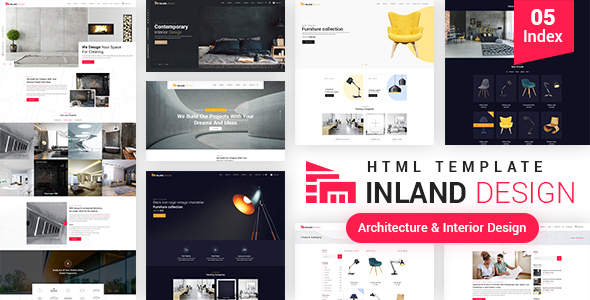 ArchitectureInterior Design HTML - ThemeForest 24913915