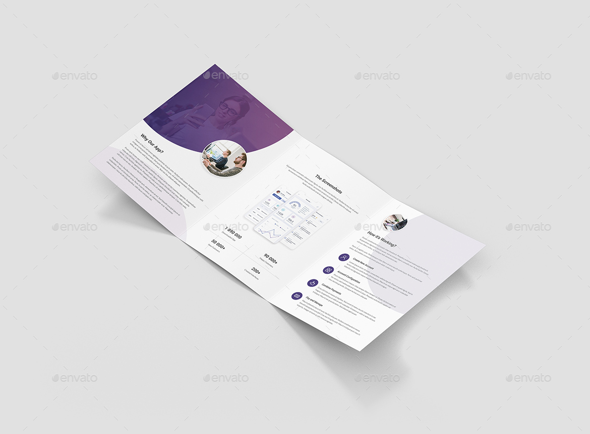 apple pages tri fold brochure templates