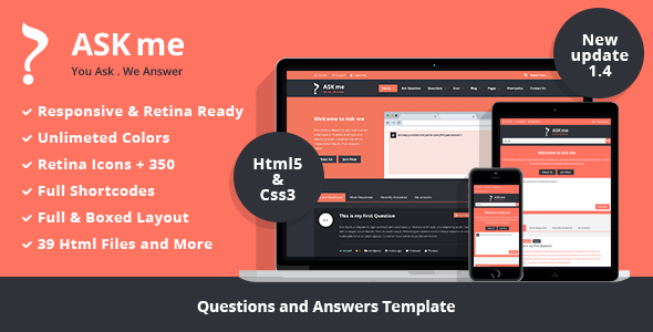 Ask me - ThemeForest 6357488
