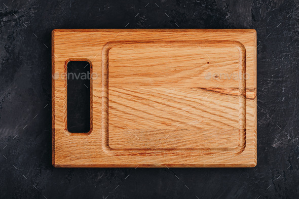 dark wood chopping board