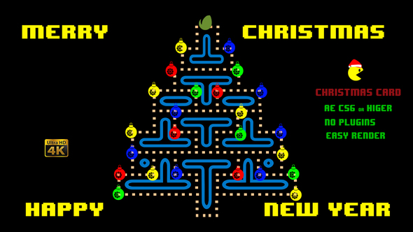 Arcade Christmas Card - VideoHive 25201040