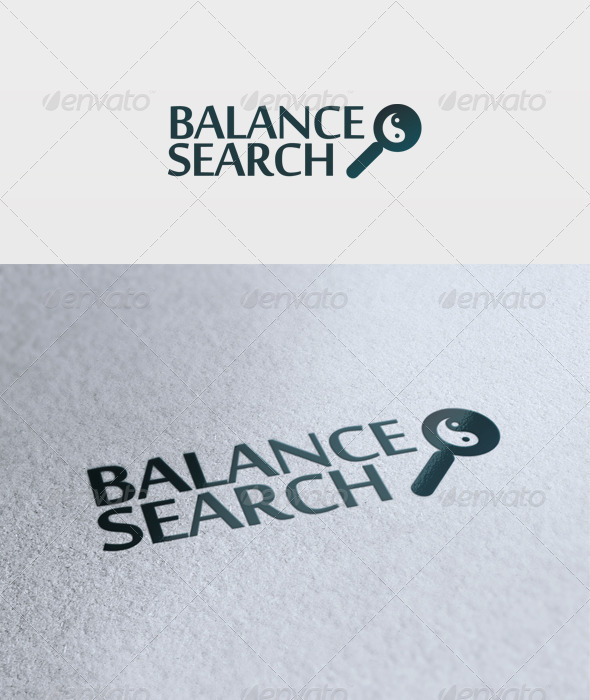 Balance Search Logo - Objects Logo Templates