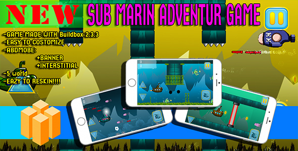 android game : submarine adventure game