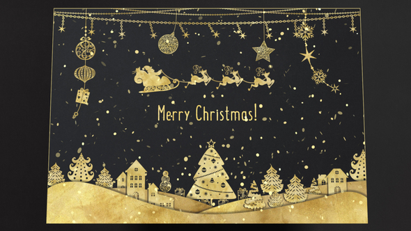 Christmas Wishes Card - VideoHive 25202442