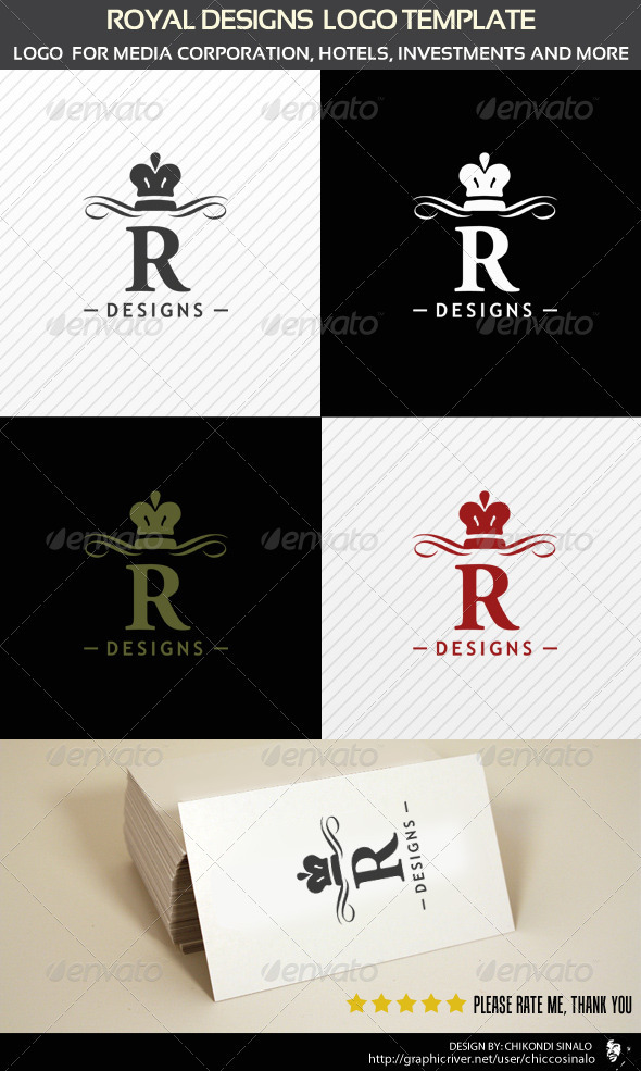 Royal Designs Logo Template - Abstract Logo Templates