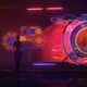 Alien In A Spaceship Orbiting Mars HD - VideoHive Item for Sale